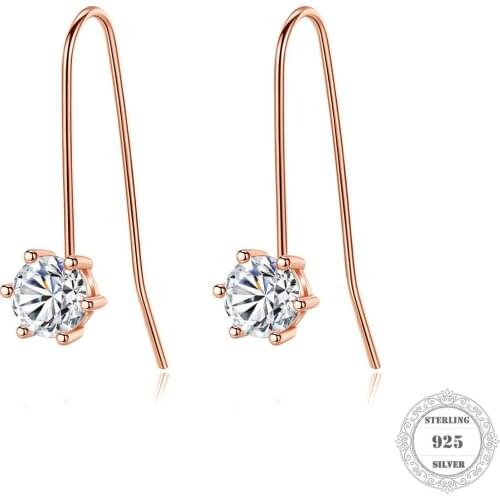 Earhook Earrings Zirrcon Flower ,Thomas Style Glam Fashion Good Jewerly For Women,2020Ts Gift In 925 Sterling Silver