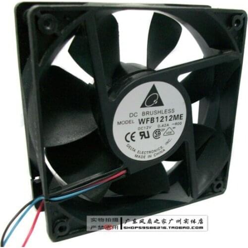 For Delta delta 12cm 1238 0.42a computer case ball bearing fan wfb1212me