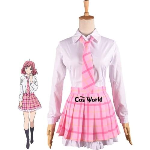 Noragami Ebisu Kofuku School Uniform Shirt Dress Outfit Anime Cosplay Costumes