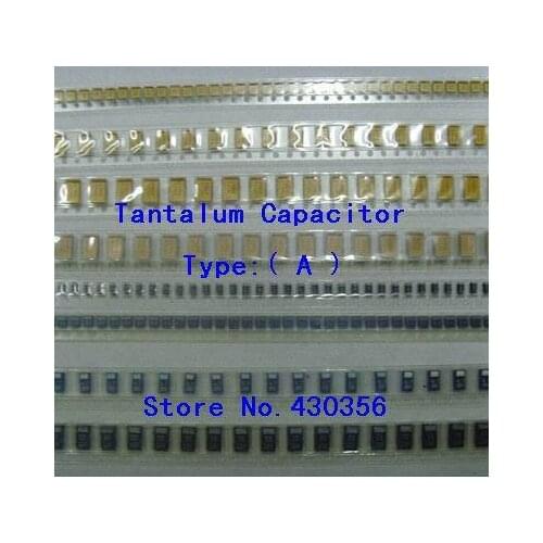 10PCS Tantalum Capacitor Type:A 476 47UF 6.3V