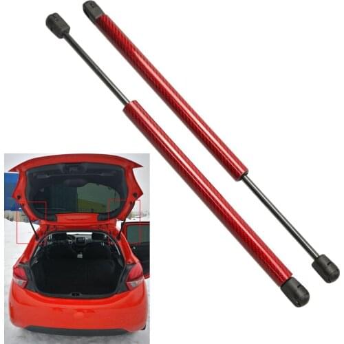 Carbon fiber for Peugeot 208 hatchback 2019-2020 Auto Rear Hatch Tailgate Boot Lift Supports Gas Struts gas springs bars dampers