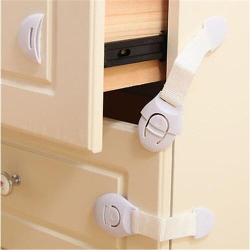 1Pcs Lock Protection Child Infant Baby Kids Drawer Door Cabinet Freezer Cupboard Toddler Safety Locks