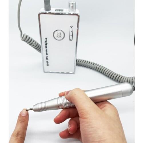 2021 New Arrival Brushless nail polishing machine taladro de unas nail polisher tools rechargeable nail drill machine with bits
