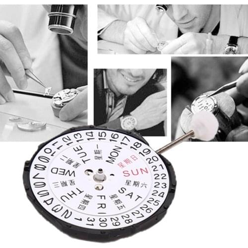 SL28 Three Hands Quartz Movement Date Watch Wristwatch Parts Repair Accessories Date Display Watch Repair Tools For Watchmaker