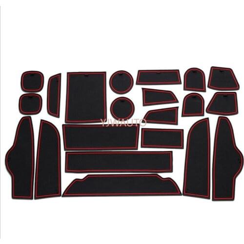 Door Slot Mat for BMW X4 Gate Groove Cushion Car Door Rubber Cup Holder Mats Anti-slip Carpets Position