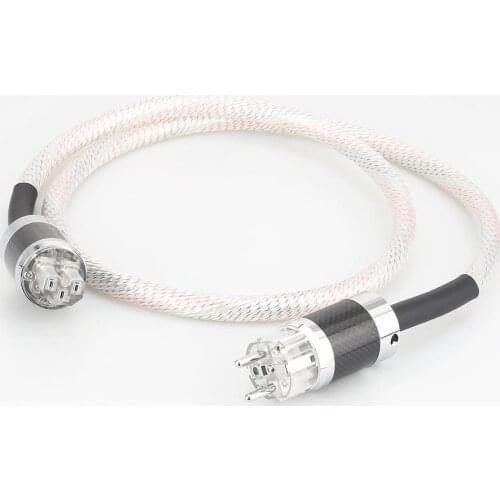Hi-End Valhalla power line HIFI POWER CABLE 7N OFC Power Cord with EU Plug Amplifier CD, Decoder, Power Wire