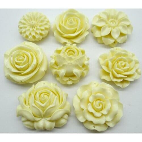 Chinese Organic Cinnabar natural Quartz crystal carve of flower charm Pendant for diy Jewelry making Necklace Accessories R18