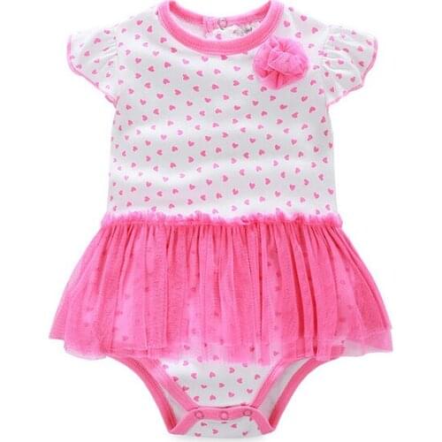 Clearance Sale Baby Girl Rompers Summer Cotton Infant Jumpsuits Roupas Bebes Floral Newborn Princess Skirt Toddler Girls Clothes