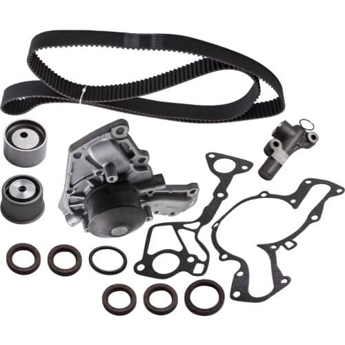 Timing Belt Water Pump Tensioner Kit Fit 91-99 for Mitsusbishi 3000GT for Dodge Stealth