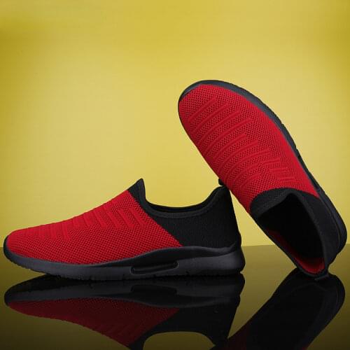 Mens Casual Shoes Men Slip-on Sock Sneakers Breathable Light Leisue Walking Jogging Running Tenis Masculino Adulto 2020