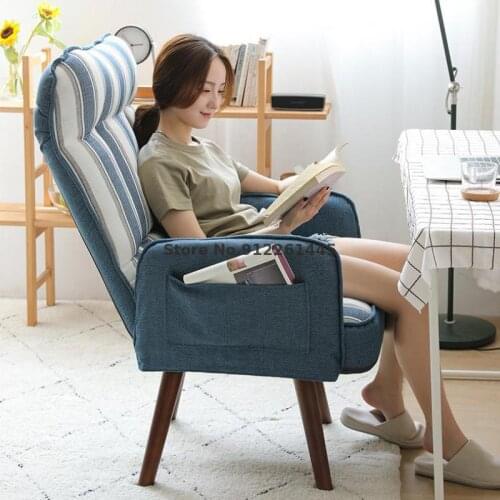 Single Leisure Sofa Pregnant Women Breastfeeding Comfortable Chair Balcony Lazy Back Recliner Chair Swivel Computer Chair