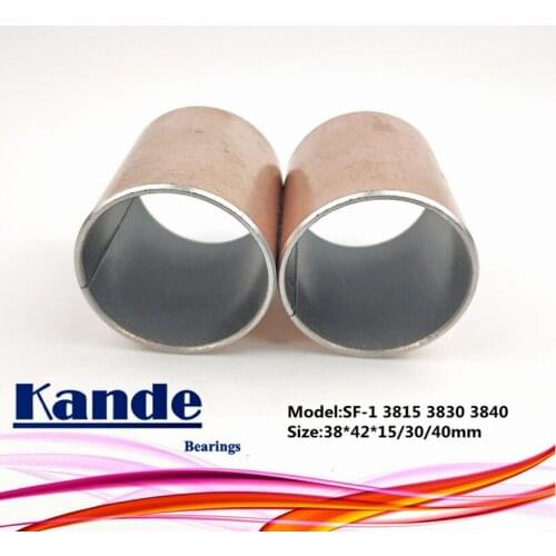 SF-1 3815 3830 3840 Self Lubricating Sleeve Size 38X42X15 38X42X30 38X42X40mm SF1 Kande Bearings