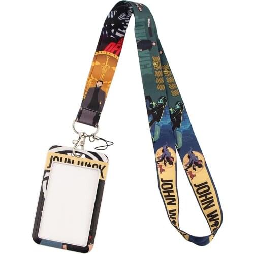 DZ1602 Movie Lanyard for Key Neck Strap lanyard Card ID Badge Holder Key Chain Key Holder Hang Rope Key Rings Kids Gifts