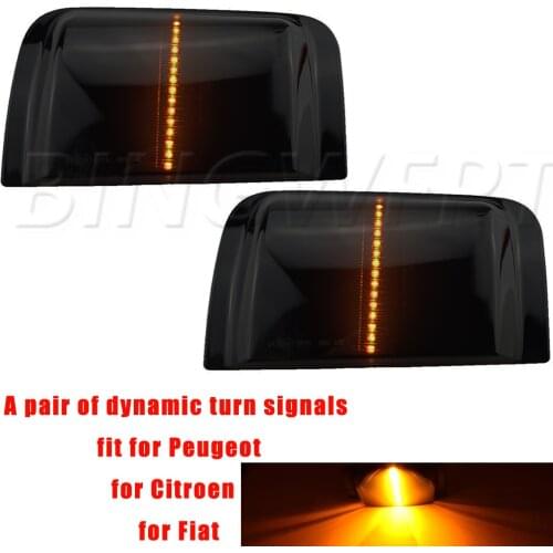 Brandnew LED Dynamic Blinker Flowing Indicator Turn Signal lamp FitFor Peugeot for Fiat Ducato for Citroen Jumper for truck