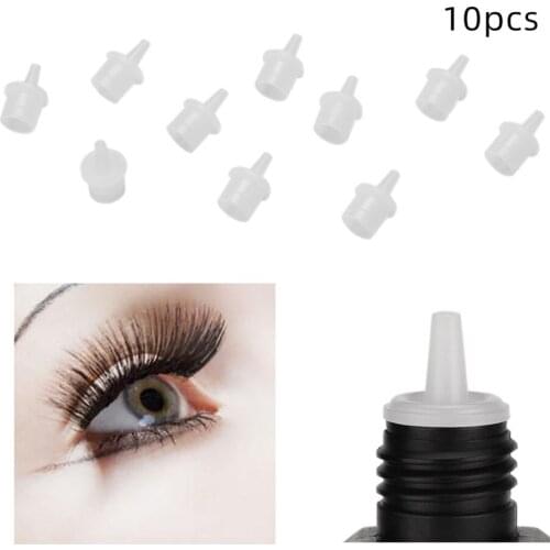 10x Universal False Eyelashes Glue Bottle Plug Cap Stopper Lash Extension Tool for Eyelash Extensions Tools Beauty Makeup Tool