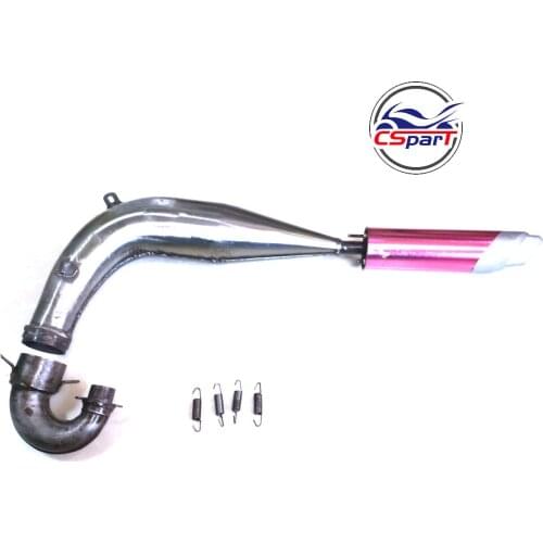 Exhaust pipe for 39CC B1 Blata Replica MT A4 Pocket Bike Air Water Cooled Racing Bikes Parts