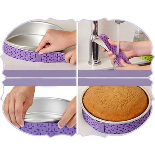 Baking Tray Protection Strap Strip Cake Pan Strips Bake Strip Belt Moist Level Cake Tools Protect Banding Cloth Kitchen Gadgets