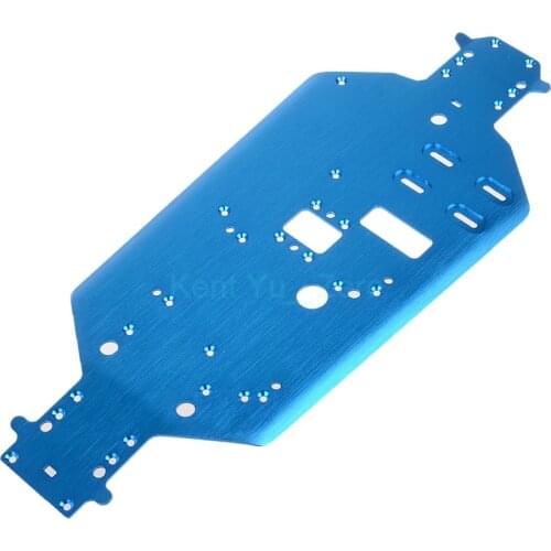 06056 Blue Metal Chassis RC HSP For 1/10 Original Part Off-Road Buggy/Truck