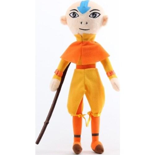 Anime Kawaii Avatar The Last Airbender Aang Plush Toys Cosplay Peluche Minion Stuffed Dolls Kid Toy 34cm