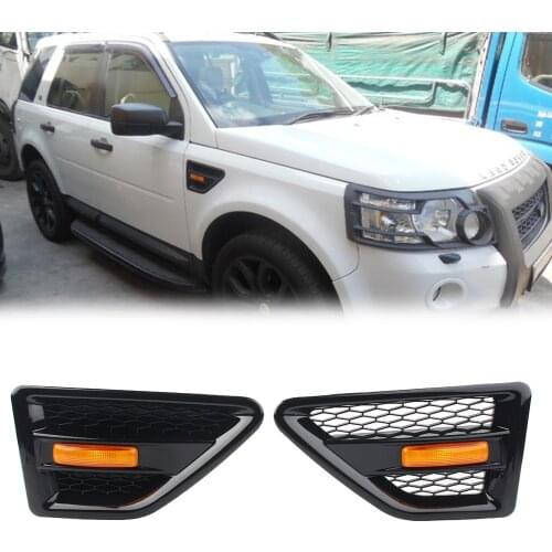 Car Front Grille Side Vent Mesh Grill For Land Rover Freelander2 LR2 2006 2007 2008 2009 2010 2011 2012 2013 2014 2015 2016