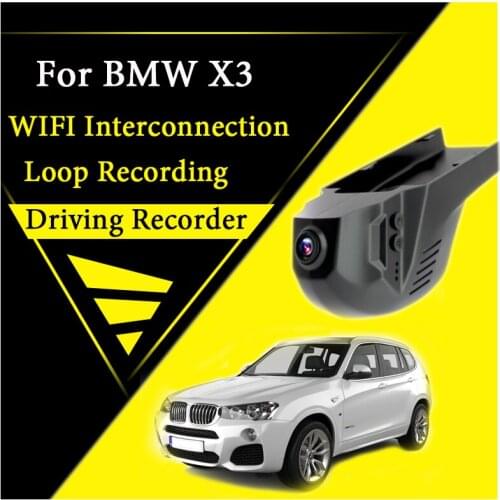 Car Road Record WiFi DVR Dash Camera Driving Video Recorder For BMW X3 F25 2011~2017 Recording