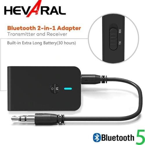 Wireless Bluetooth Adapter APTX Receiver Transmitter 2 In 1 Bluetooth 5.0 Audio Transmission Stable Stereo Music For TV PC CAR