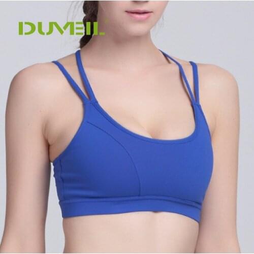2018 Push Up Bra Women Shakeproof Bra Multi Shoulder Strap Bra Parachute shockproof Yoga Fitness Sports Underwear Brassiere