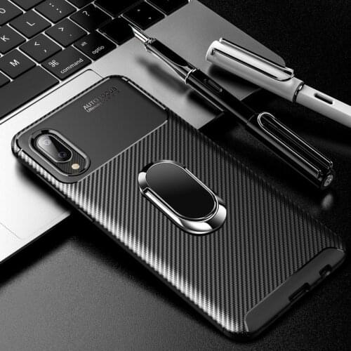 Luxury Phone Holder Case For Samsung Galaxy A02 M02 A32 5G A02S case Armor Soft Silicone Finger Ring Cover for A12 A72 A52 A42