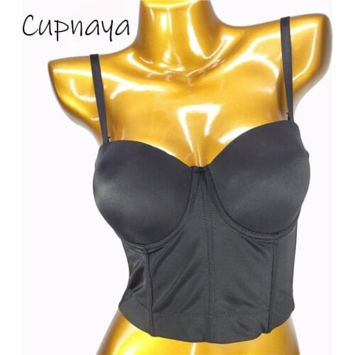 Cupplee Summer Women Sexy Plain Crop Top Ladies Dance Cropped Corsets Coordinating Camisoles Vest Black White Red Pink Nude