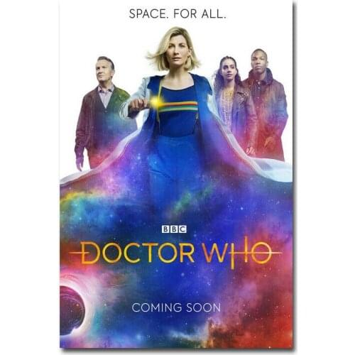 D0510 Doctor Who TV Series Silk Fabric Poster Art Decor Indoor Painting Gift