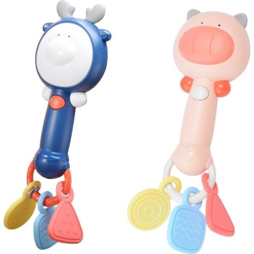 Baby Teether Toys Toddle Safe BPA Free Teething Ring Silicone Chew Dental Care Toothbrush Nursing Beads Gift For Infant