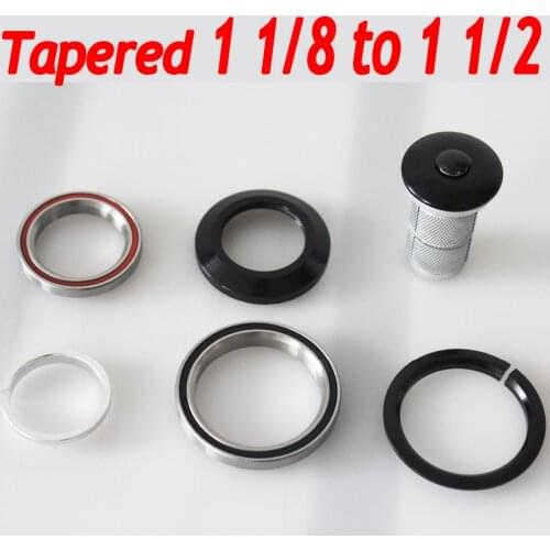 Frete grátis bicicleta de carbono fone de ouvido 1-1/8 'a 1-1/2 "1.5" integrado para estrada garfo de carbono bicicleta de estra