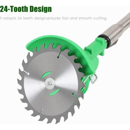 Round Saw Cutter 6" 150mm 24 Teeth Saw Blade Lawn Mower Circular Metal Saw Blade Electric Weeder Accessory for 21V Lawn Mower