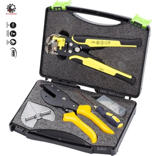 Multi Angle Miter Shears Cutter,Multifunctional Trunking Shears For Wood Molding Trim,Adjustable at 45 To 135 Degree with SK5