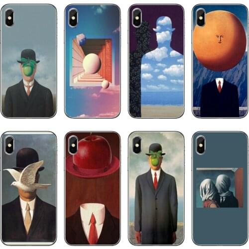 Rene Magritte Soft Phone Case For Samsung Galaxy A71 A70 A60 A51 A50 A41 A40 A31 A30 A20E A21S A12 A10 A7 A5 A3