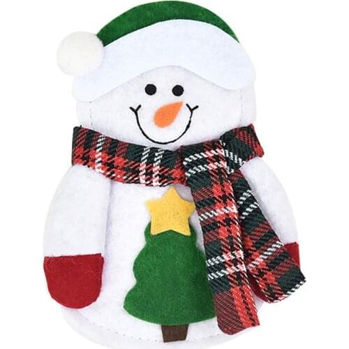 New Design Cute Christmas Decorations Cartoon Dolls Knife and Fork Sets Santa Tableware Sets Tool Accessories Home Decorations