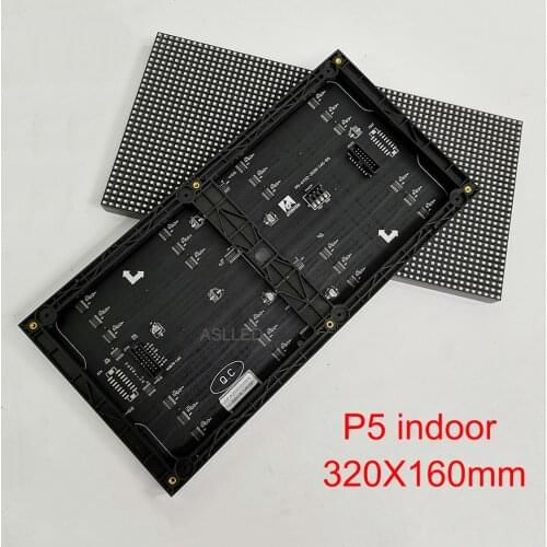 P5 Indoor LED Panel 320X160mm RGB Full Color LED Display Case Unit Board Shenzhen Factory Online Shop Ali Express Free Shipping