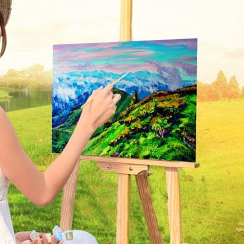 Landscape Above The Clouds DIY Painting By Numbers Set Acrylic Paints 50*70 Painting On Canvas New Design Crafts Handiwork