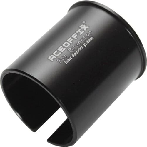 Bicycle lightweight seatpost shim for brompton Bike Seat Post Adapter Reducing Sleeve Diameter 34.9/31.8