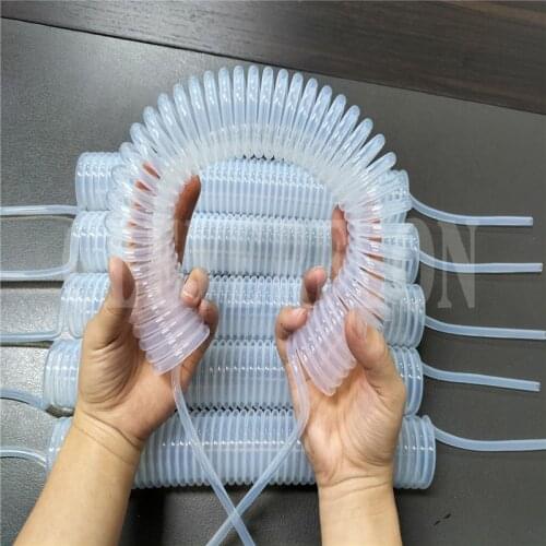 Transparent FEP coil hose F46 spring tube 1/4 inch