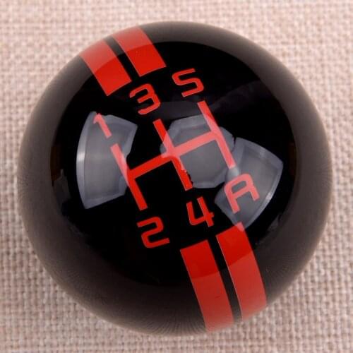 5 Speed Manual Gear Shift Knob Round Ball Fit for Ford Mustang Shelby GT 500 Cobra MT Car