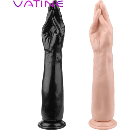VATINE Super Big Silicone Dildos For Anal Plug Artificial Hand Shape With Suction Cup Butt Stuffed Sex Toys For Women Men Gay