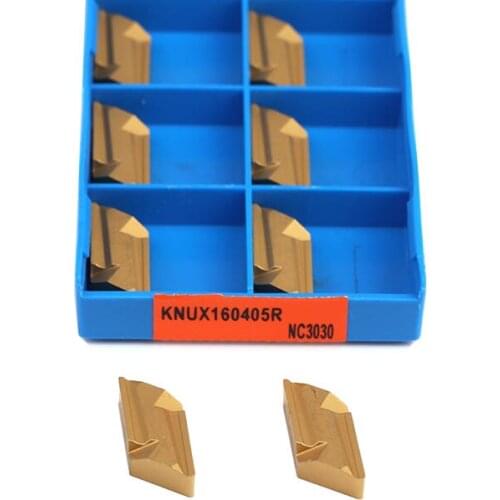 10pcs KNUX160405R11 NC3030 CNC Lathe Turning Inserts Cutting Tools High-quality Carbide Blades External Turning Tools For Steel