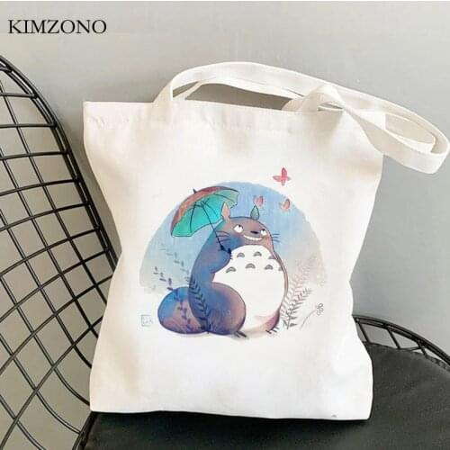 Totoro shopping bag eco shopping jute bag tote bolsa bag cloth reusable bolsas ecologicas foldable cabas
