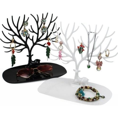 Little Deer Style Jewelry Display Stand Jewelry Holder Earrings Necklace Pendant Display Stand Jewelry Storage Racks Organizer