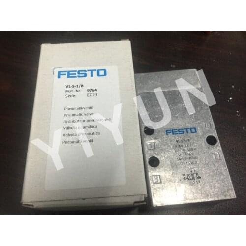 VL-5-1/8 9764 VL-5/3E-D-1-C 151011 VL-5-1/2 9445 VL-5/2-D-2-FR-C 151844 FESTO Solenoid valve Pneumatic components