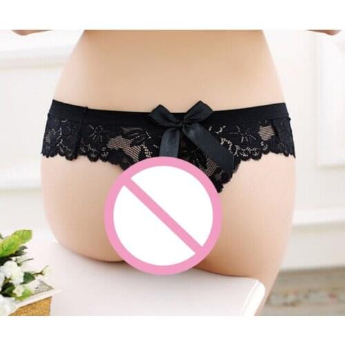 Women Transparent Brifes Lingerie Knickers Black Tangas Bragas Adult Games Sexy Lace G String Thong Seamless Briefs Lingerie Toy