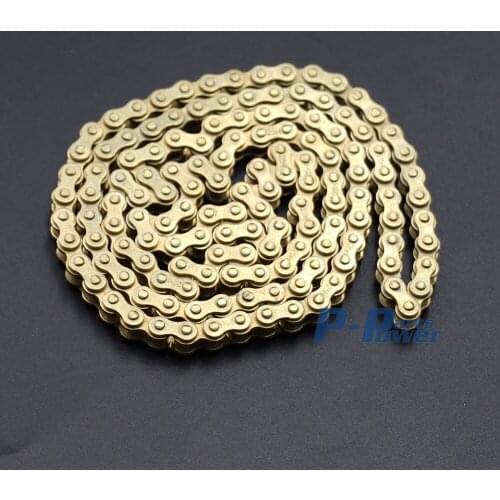 25H ROLLER GOLD CHAIN 142 Links FOR 47CC 49CC MINI MOTO POCKET BIKES GO PEDS SCOOTERS
