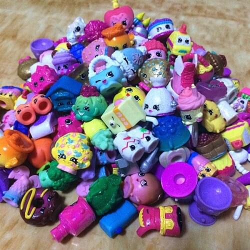 50Pcs/lot Many Styles Miniature Shopping Fruit Dolls Action Figures for Family Kids Christmas Gift Playing Toys Mixed Seasons