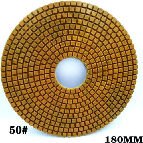 7-Inch Polishing Pads Diamond GrindingNew Reinforced Metal Stone Diameter 18 Cm Free Shipping